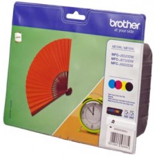 Brother Multipack nero/ciano/magenta/giallo LC129XLVALBPDR LC-125 XL/LC-129 XL 4 cartucce d'inchiostro: BK+C+M+Y