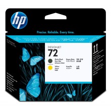 HP Testina per stampa giallo/nero opaco C9384A 72 