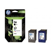 HP Multipack nero SA342AE 56+57 Cartucce: HP 56 + HP 57