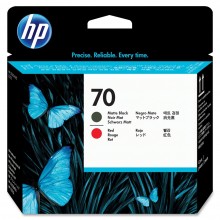 HP Testina per stampa rosso/nero opaco C9409A 70 
