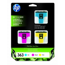 HP Multipack ciano / magenta / giallo CB333EE 363 C8771EE +C8772EE +C8773EE