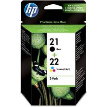 HP Multipack nero SD367AE 21+22 Cartucce: HP 21 - C9351AE + HP 22 - C9352AE