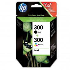 HP Multipack nero CN637EE 300 2 cartucce d' inchiostro HP 300: CC640EE + CC643EE