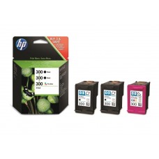 HP Multipack nero / nero SD518AE 300 3x cartucce HP 300: 2 x CC640EE + 1 CC643EE