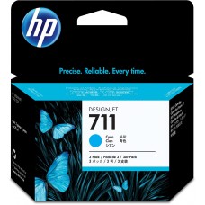 HP Cartuccia d'inchiostro ciano CZ134A 711 3-Pack 29 ml