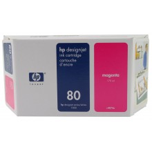 HP Cartuccia d'inchiostro magenta C4874A 80 175ml capacità  inferiore