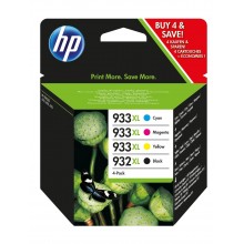 HP Multipack nero / ciano / magenta / giallo C2P42AE 932 XL / 933 XL 1x cartuccia HP 932XL + 3x cartucce HP 933XL: c +m +y