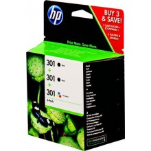 HP Multipack nero / differenti colori E5Y87EE 301 3x cartucce HP 301: 2X CH561EE + 1x CH562EE