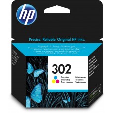 HP Cartuccia d'inchiostro differenti colori F6U65AE 302 Circa 165 Pagine 