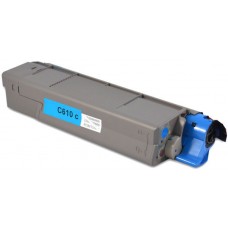 Toner Compatibile rigenerato per C610 Ciano